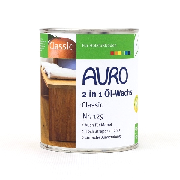 AURO 2 in 1 Öl-Wachs, Classic Nr. 129