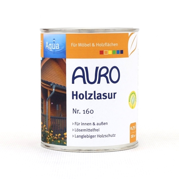 AURO Holzlasur, Aqua Nr. 160