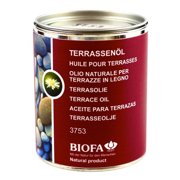 BIOFA Terrassenöl farblos 3753 / farbig 37531